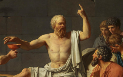 Jacques-Louis David, “La mort de Socrate”, 1787