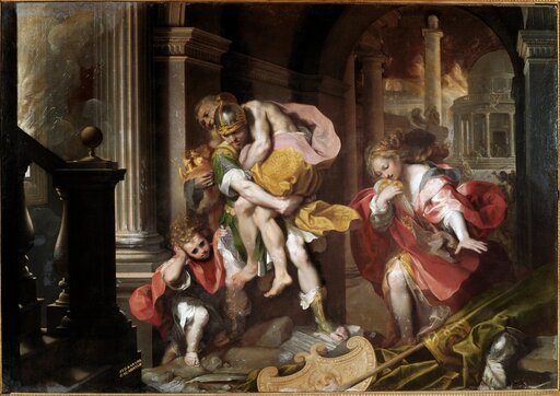 Federico Barocci — Fuga di Enea da Troia