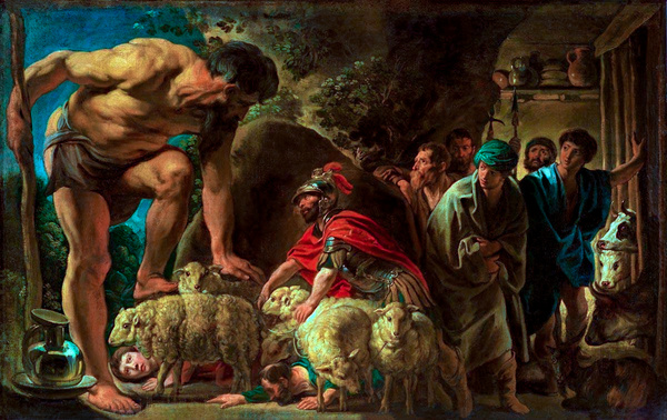 Jacob Jordaens, Odysseus in the cave of Polyphemus